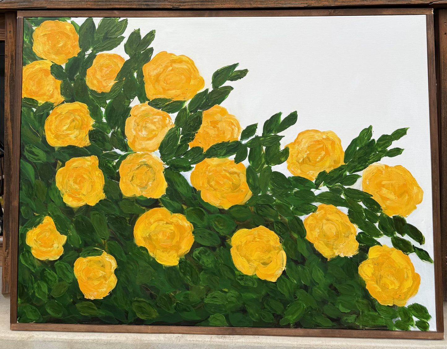 Yellow Rose Bush
